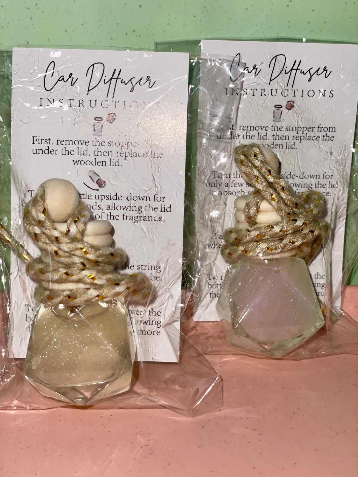 Shimmer Glass Car Diffuser