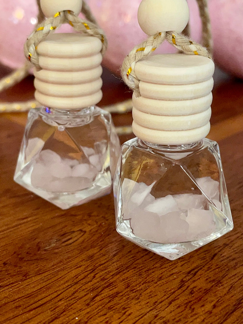 Crystal Infused Glass Car Diffuser